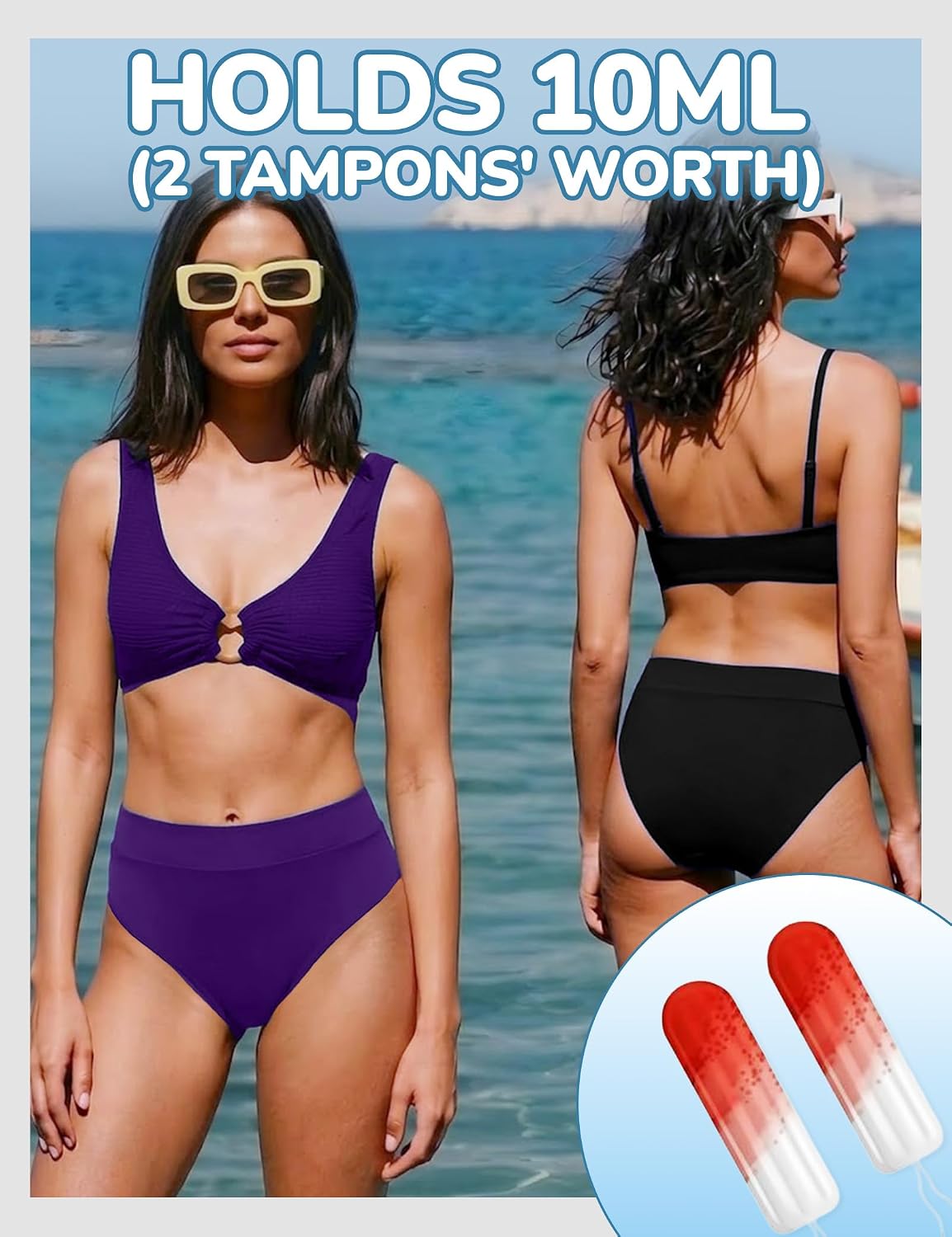 ROPA DE BAÑO PARA MUJER YORVIAN UVA PARA PERIODO - 3