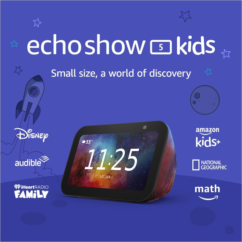 AMAZON ECHO SHOW 5 KIDS (MODELO MÁS RECIENTE) GALAXY - 1