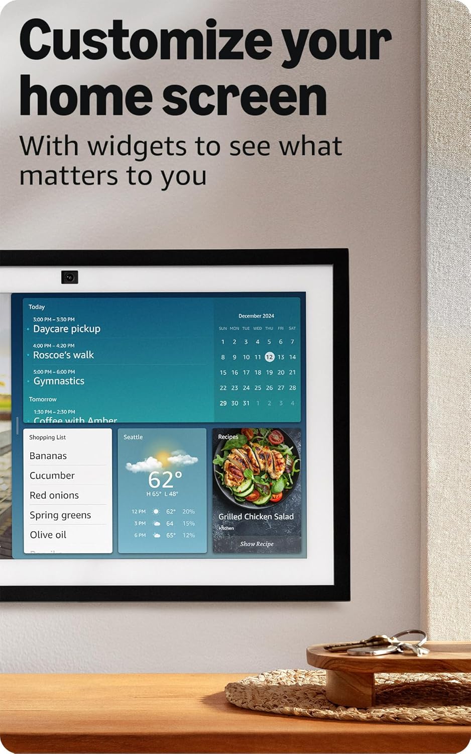 AMAZON ECHO SHOW 15 PANTALLA INTELIGENTE FULL HD 15.6 PULGADAS - 5