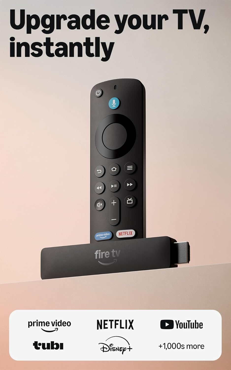 AMAZON FIRE TV STICK HD MODELO 2026 CON CONTROL REMOTO ALEXA - 1
