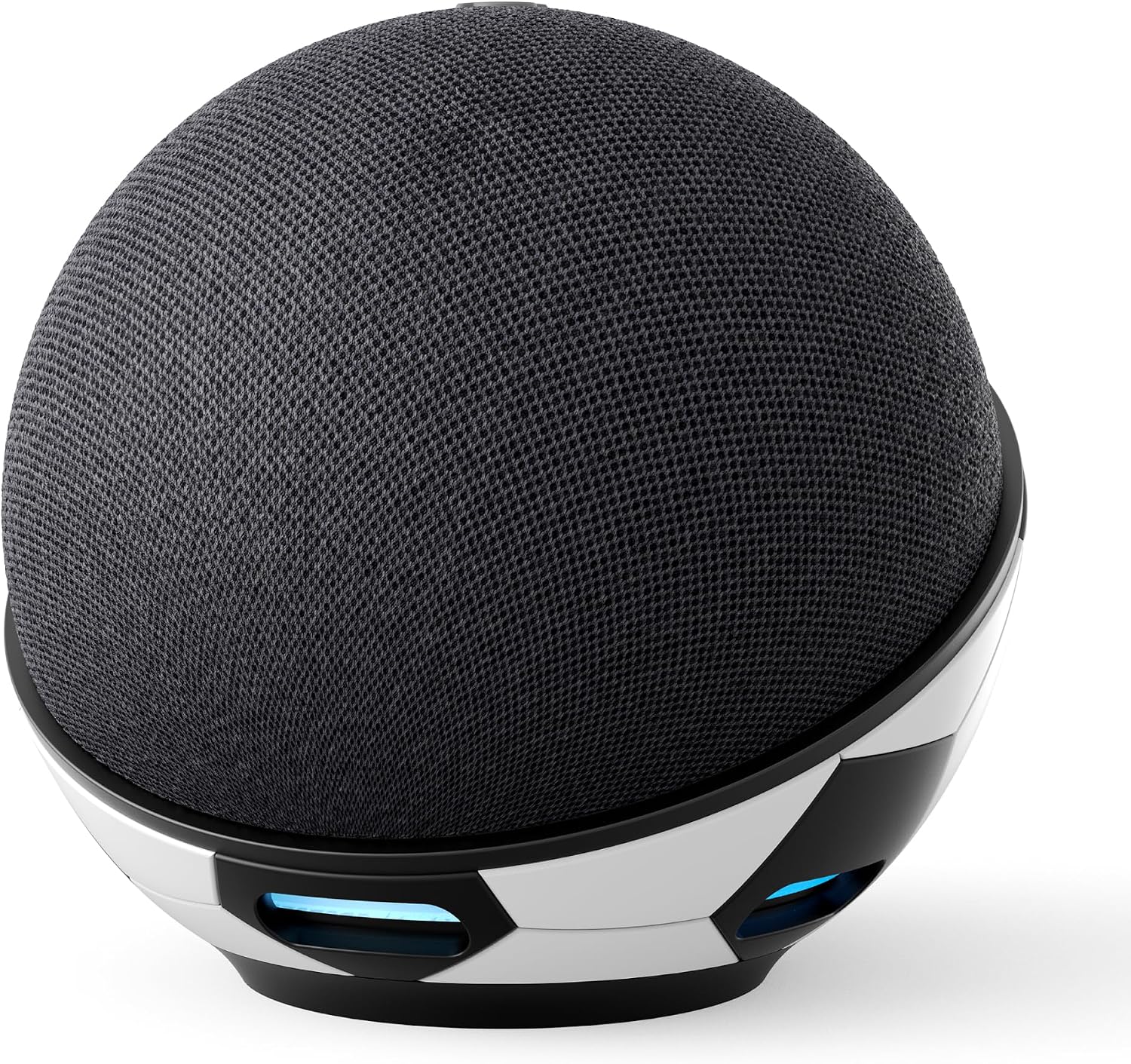ECHO DOT 5ª GENERACIÓN 2022 CON SOPORTE BALÓN DE FÚTBOL CARBÓN - 1