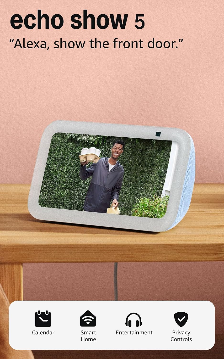 AMAZON ECHO SHOW 5 PANTALLA INTELIGENTE AZUL NUBE - 1
