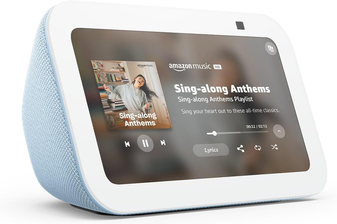 AMAZON ECHO SHOW 5 PANTALLA INTELIGENTE AZUL NUBE - 2