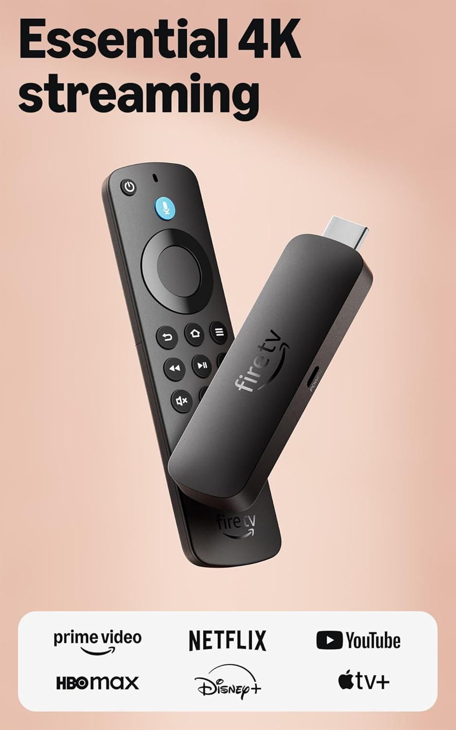 AMAZON FIRE TV STICK 4K SELECT REPRODUCTOR DE STREAMING CON ALEXA - 1