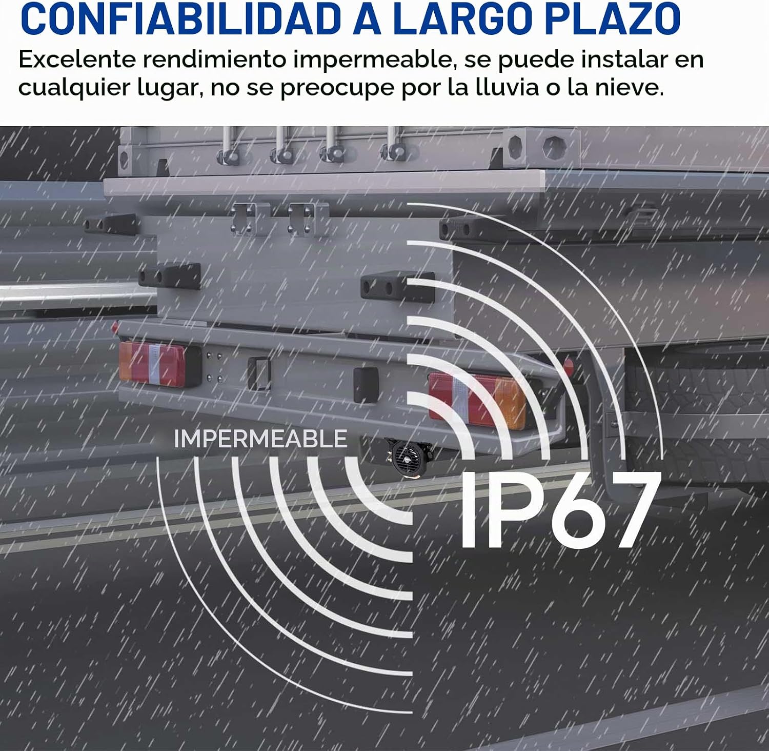 ALARMA DE REVERSA FARBIN 12V-48V PARA CAMIONES Y VEHÍCULOS PESADOS - 5