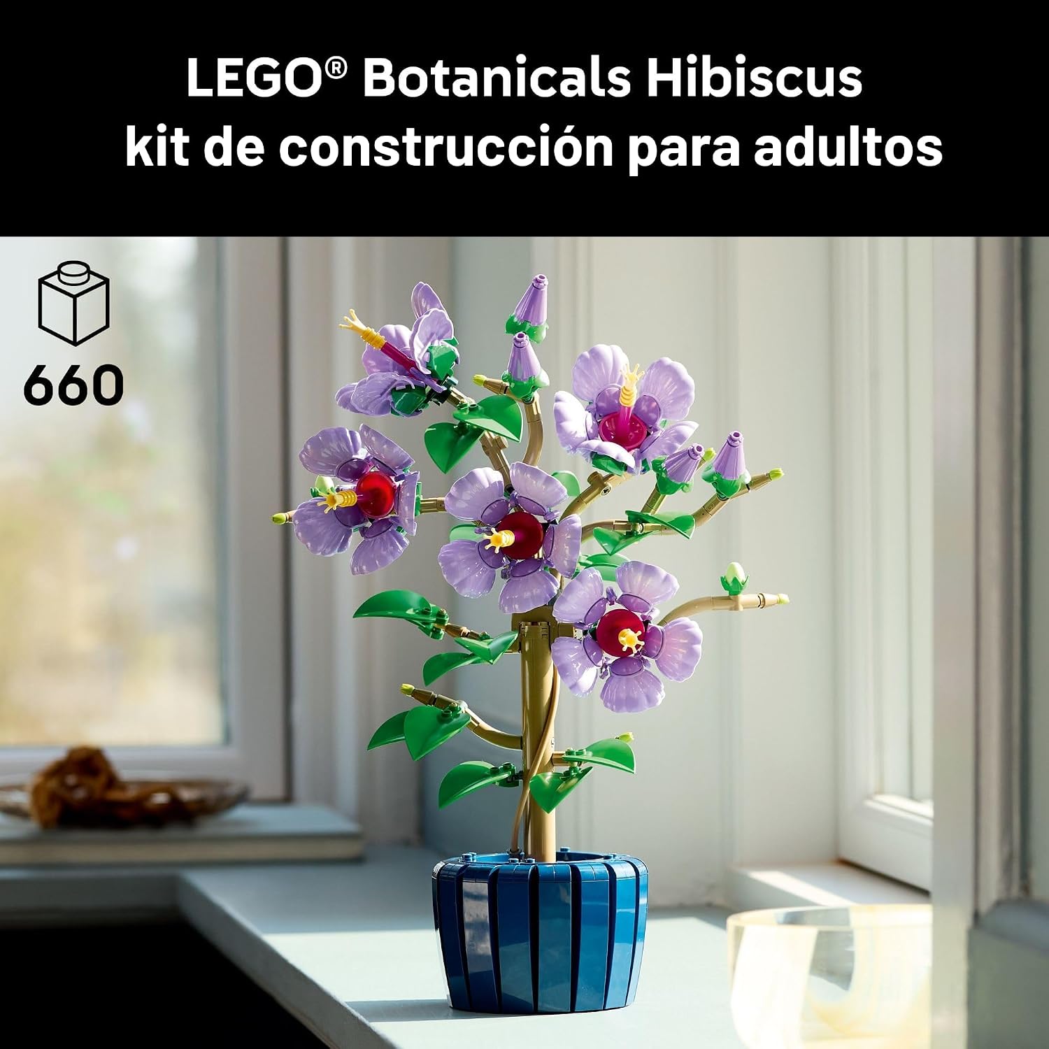 SET DE CONSTRUCCIÓN LEGO BOTANICALS FLOR DE HIBISCO 10372 - 2
