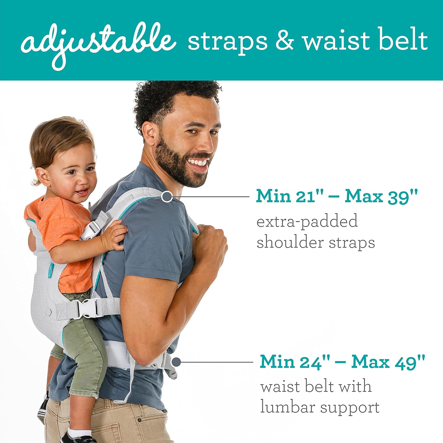 MOCHILA PORTABEBÉ INFANTINO FLIP 4-EN-1 ERGONÓMICA - 3