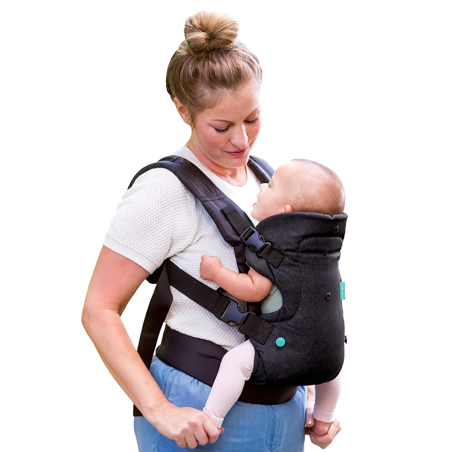 MOCHILA PORTABEBÉ INFANTINO FLIP 4-EN-1 CONVERTIBLE ERGONÓMICA NEGRO - 1