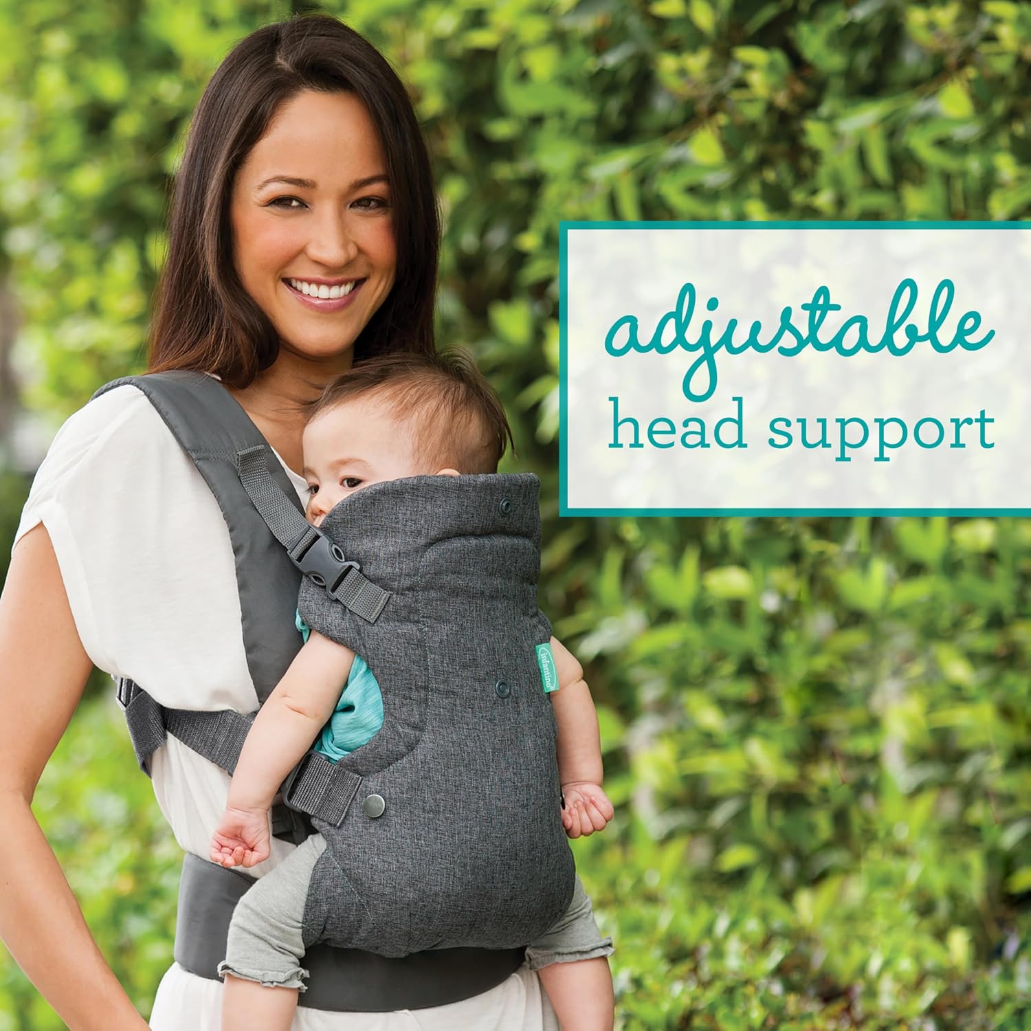 MOCHILA PORTABEBÉ INFANTINO FLIP 4 EN 1 CONVERTIBLE ERGONÓMICA GRIS - 4