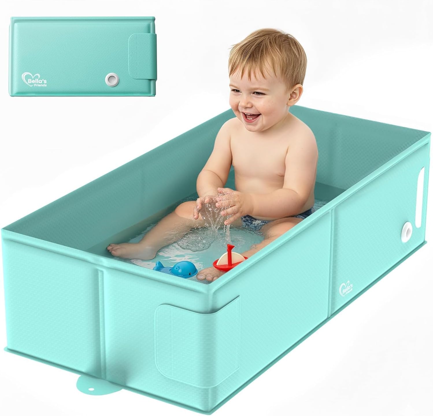 BAÑERA PARA BEBÉ BELLA'S FRIENDS LIFE PLEGABLE Y PORTÁTIL PARA 6 MESES A 3 AÑOS - 1