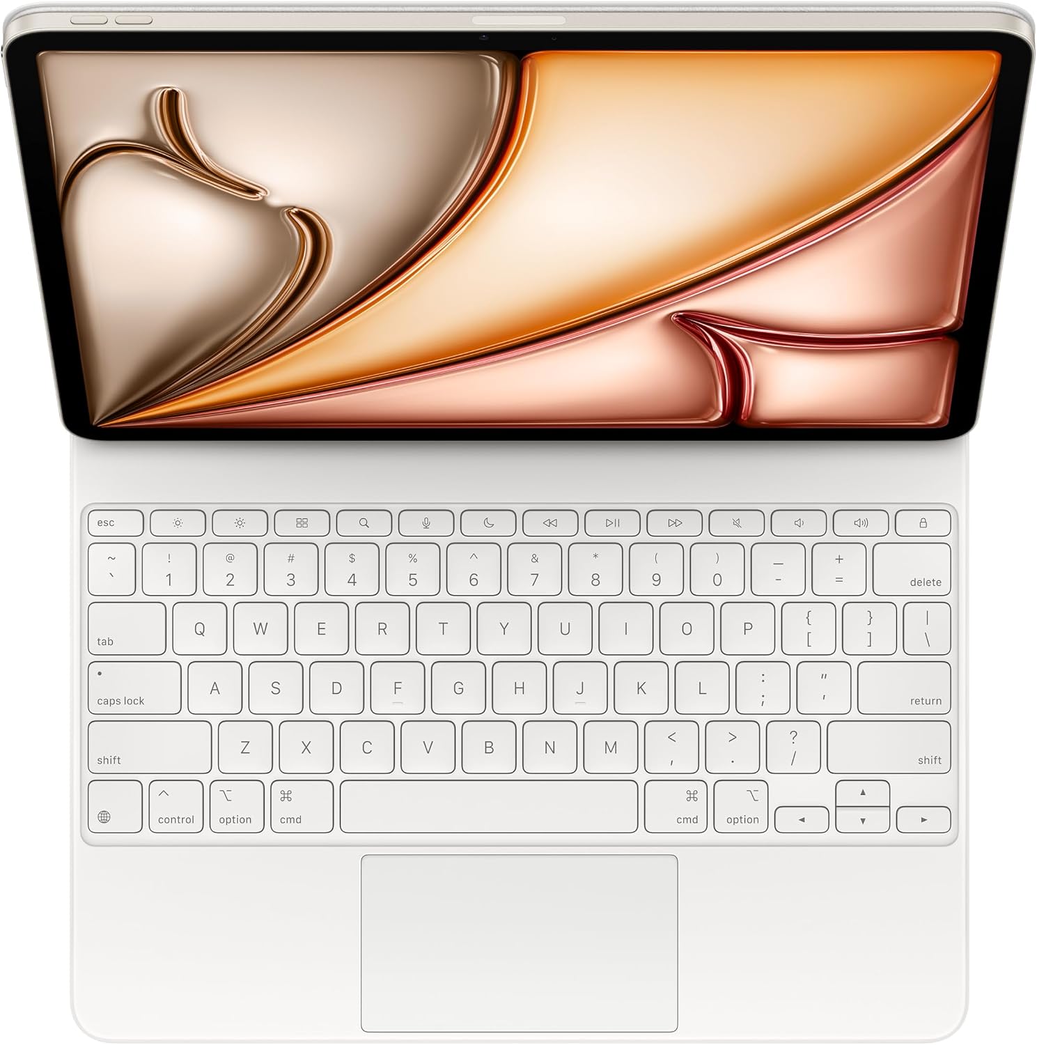 TECLADO MAGIC KEYBOARD PARA IPAD AIR 13 PULGADAS M2, M3 Y M4 BLANCO - 2