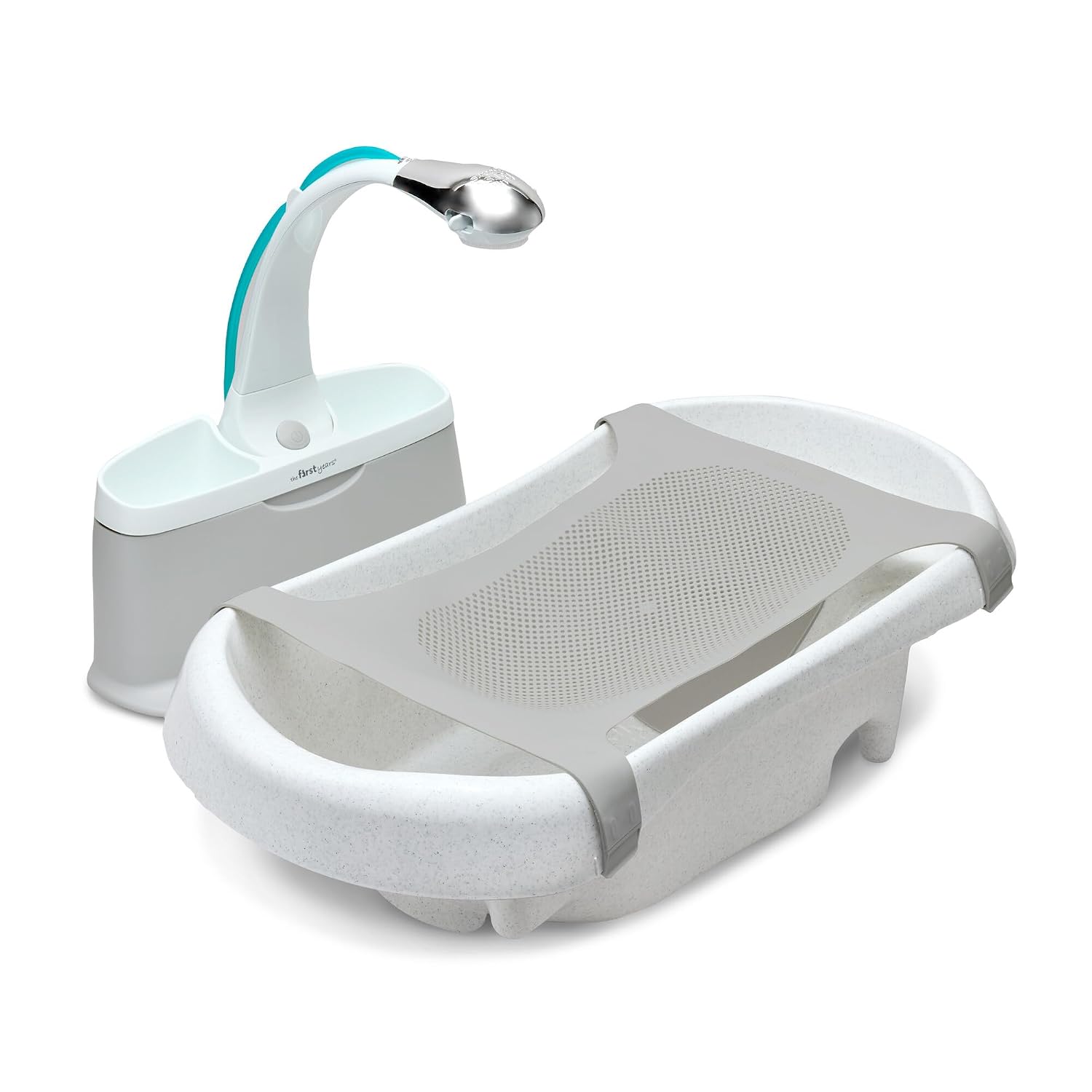 BAÑERA THE FIRST YEARS RAIN SHOWER BABY SPA 3 EN 1 CON DUCHA Y ACCESORIOS - 1