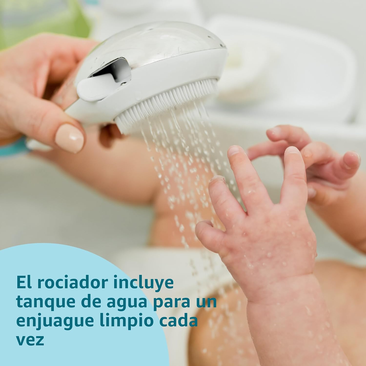 BAÑERA THE FIRST YEARS RAIN SHOWER BABY SPA 3 EN 1 CON DUCHA Y ACCESORIOS - 3