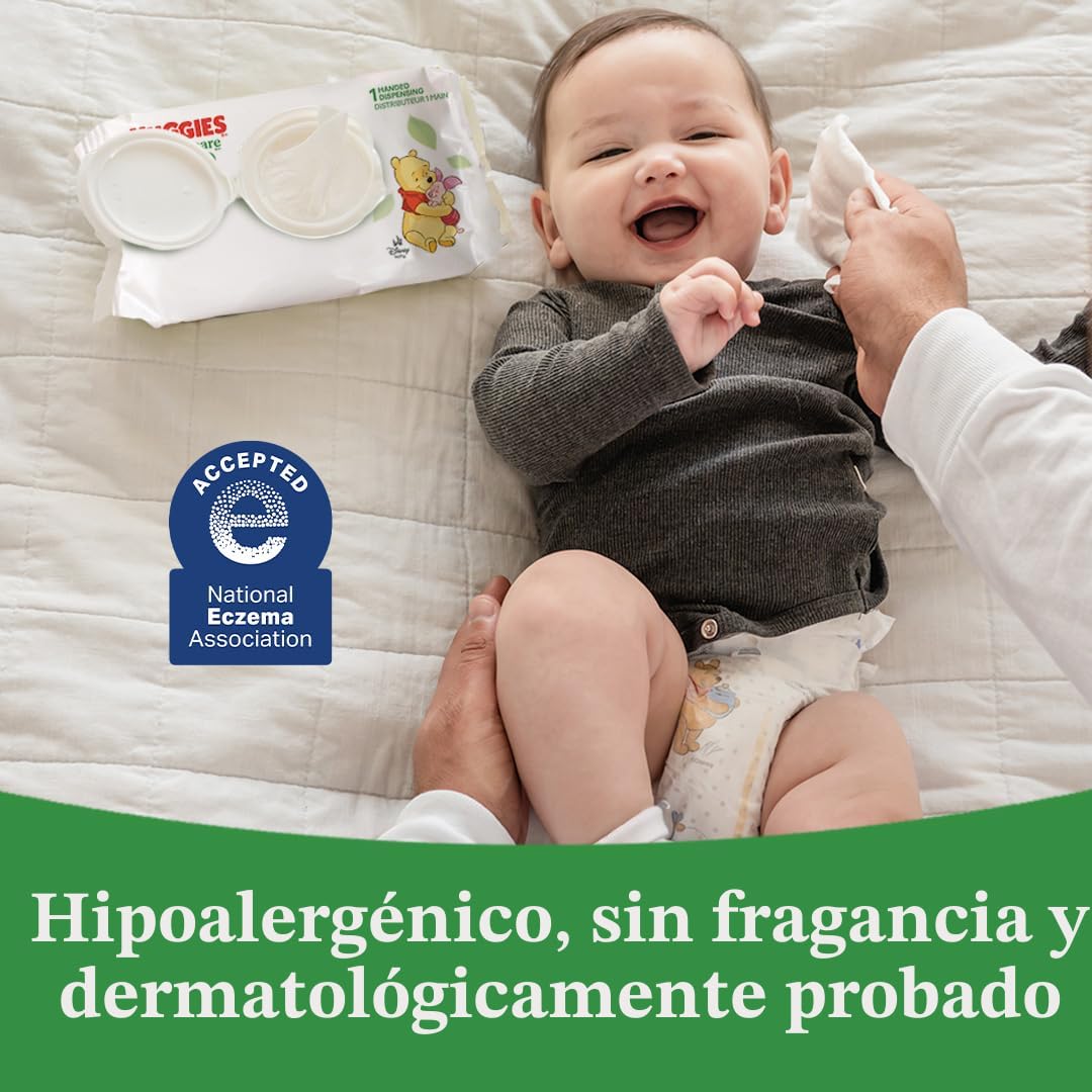 TOALLITAS HUMEDAS HUGGIES NATURAL CARE SENSITIVE SIN AROMA 560 UNIDADES - 5