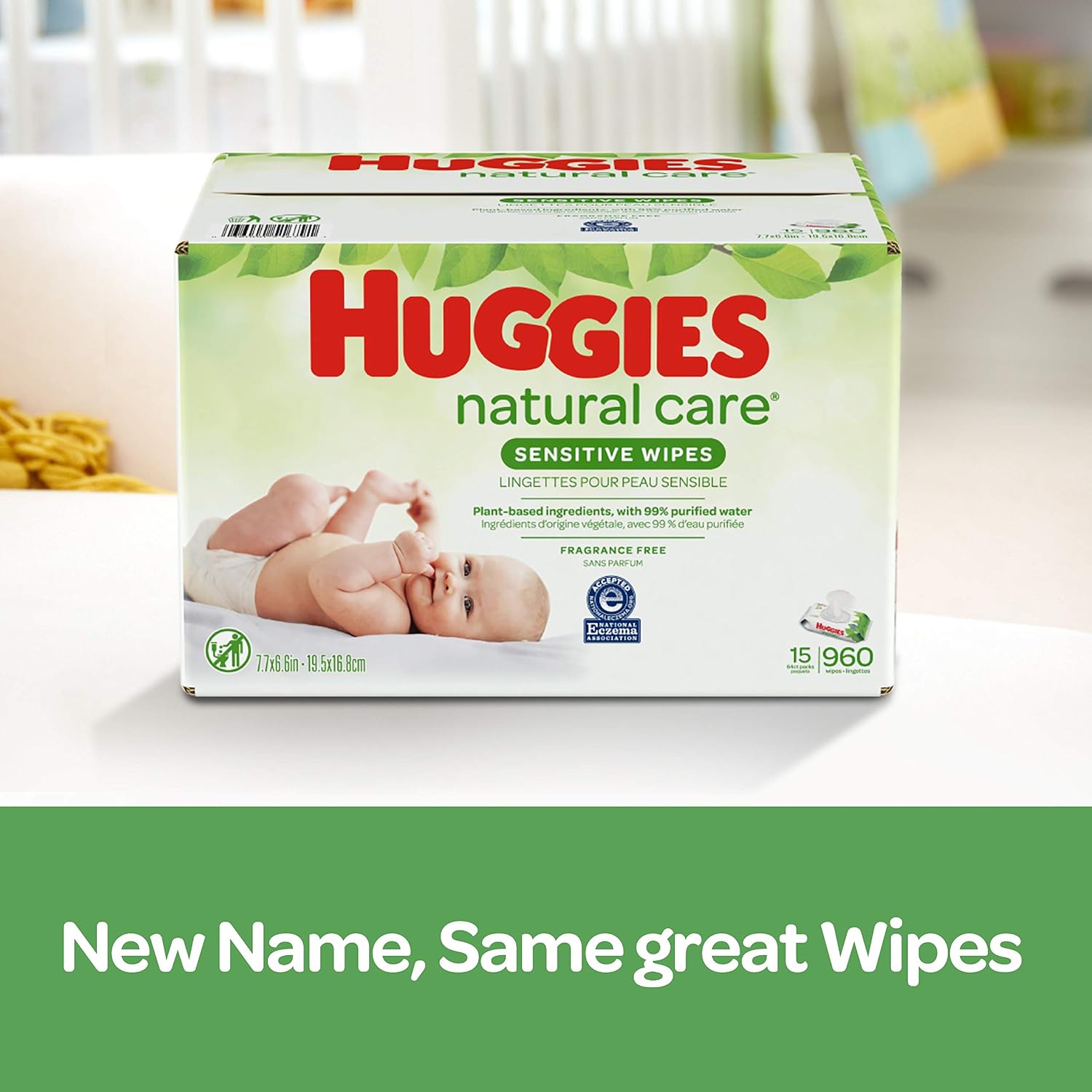 TOALLITAS HÚMEDAS HUGGIES NATURAL CARE SIN PERFUME PARA BEBÉ PIEL SENSIBLE PACK 32 UNIDADES - 2