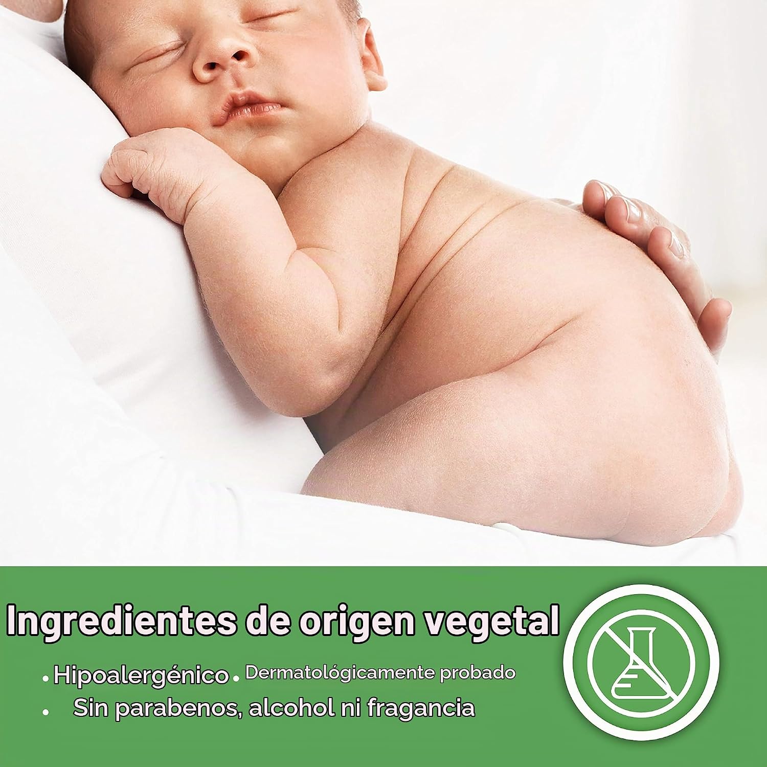 TOALLITAS HÚMEDAS HUGGIES NATURAL CARE SIN PERFUME PARA BEBÉ PIEL SENSIBLE PACK 32 UNIDADES - 5