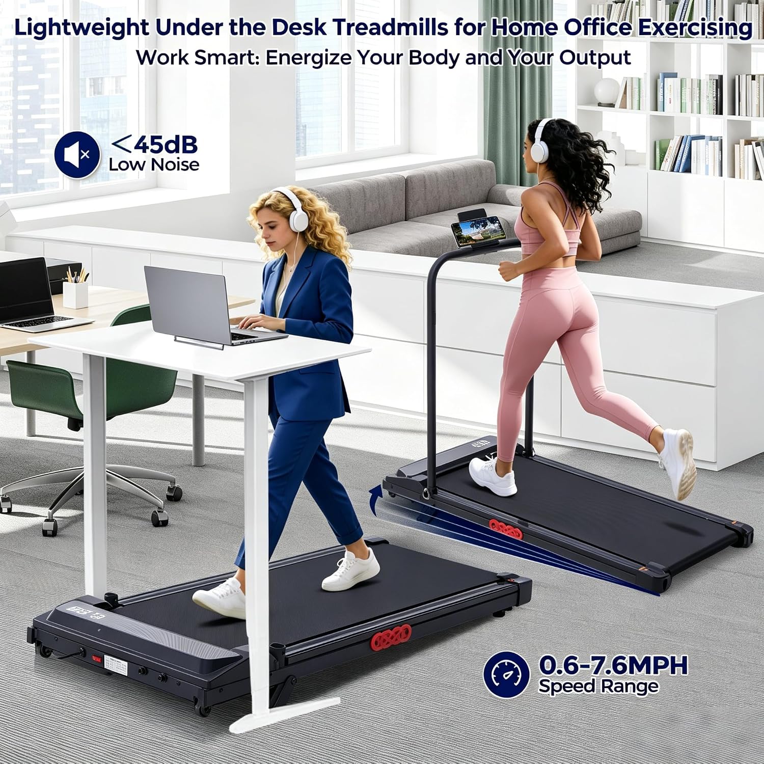 TROTADORA OGPOU H300-YMQ PORTÁTIL CON MANILLAR E INCLINACIÓN - 2