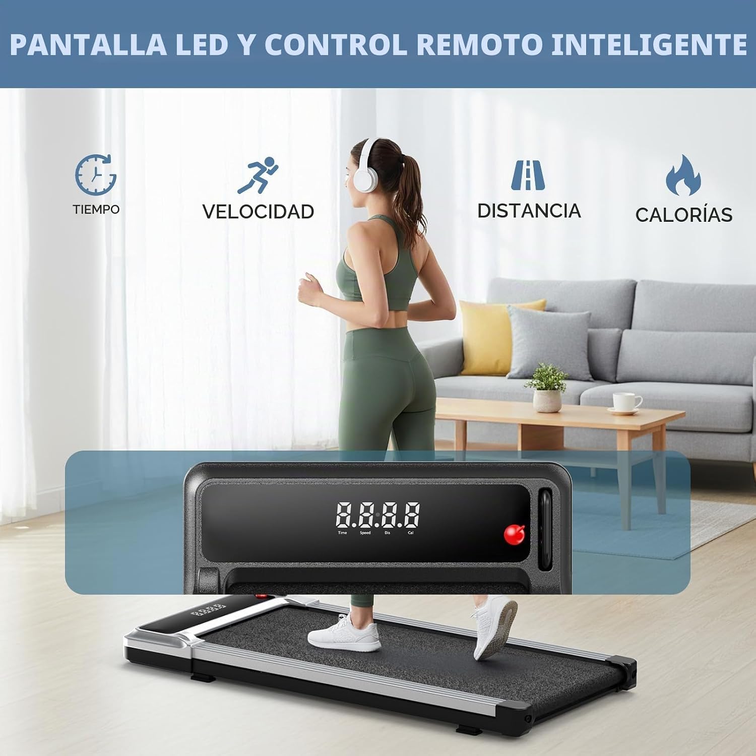 TROTADORA OLIXIS UNDER DESK WALKING PAD PARA OFICINA EN CASA - 2