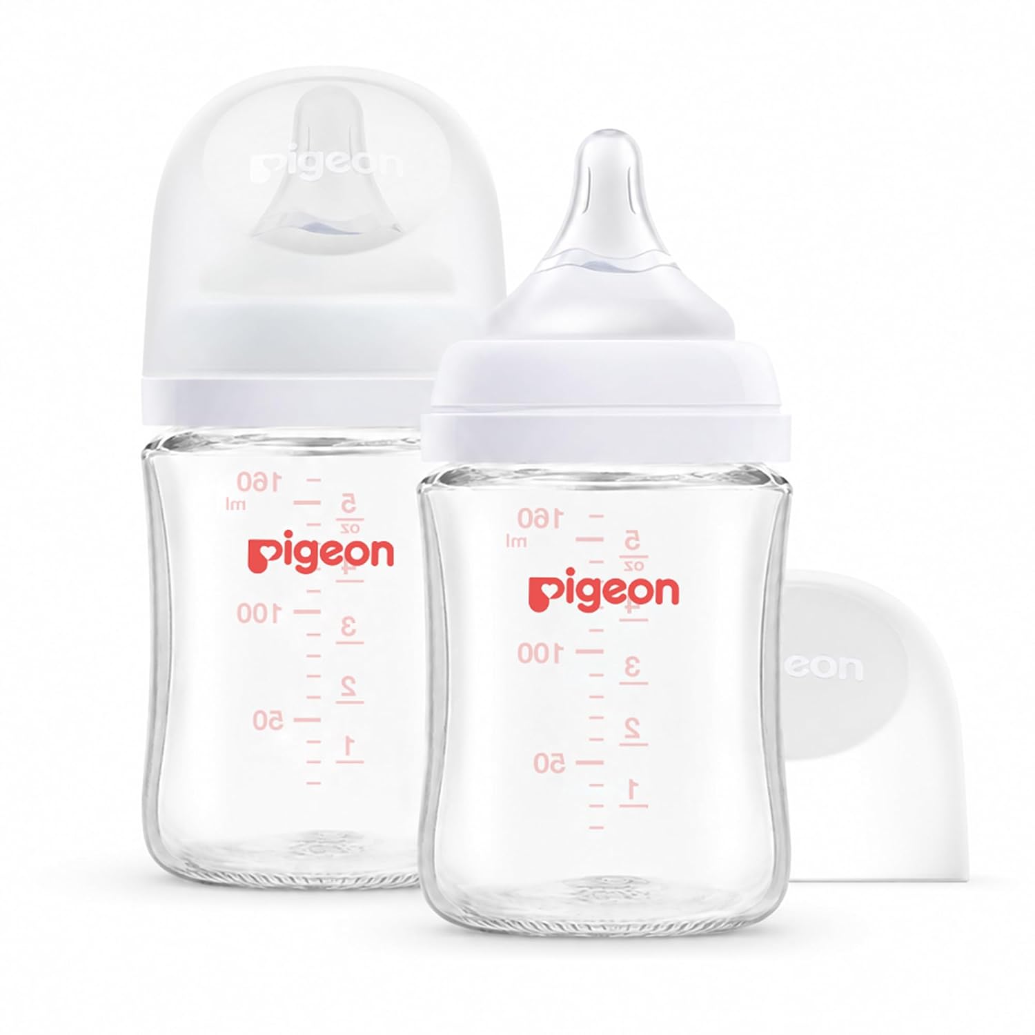 BOTELLAS DE VIDRIO PIGEON CUELLO ANCHO 5 OZ PACK DE 2 - 1