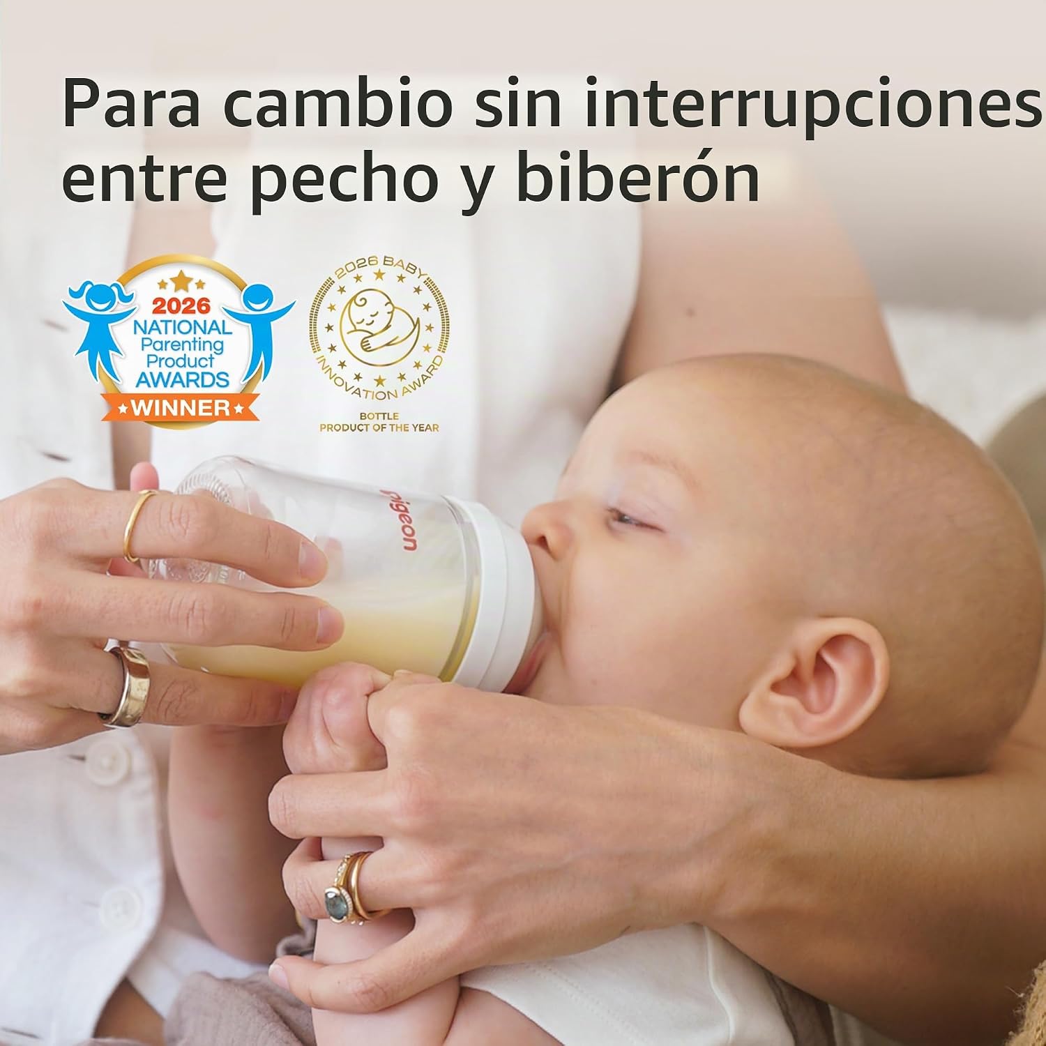 BOTELLAS DE VIDRIO PIGEON CUELLO ANCHO 5 OZ PACK DE 2 - 4