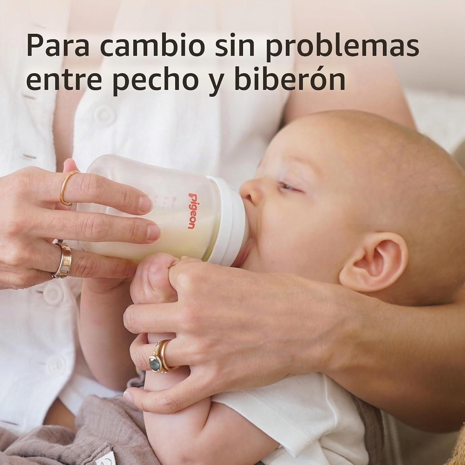 BOTELLA PIGEON PP CUELLO ANCHO ANTICÓLICO 240ML PACK 4 UNIDADES - 4