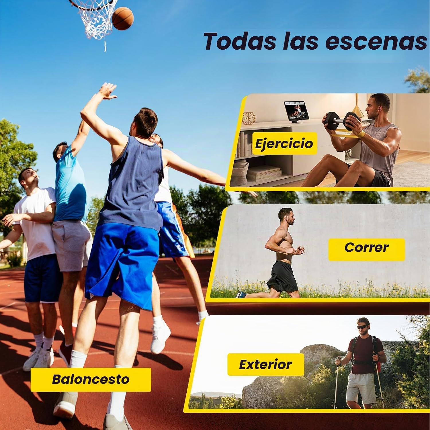 SHORT DEPORTIVO BALENNZ PARA HOMBRE CON BOLSILLOS SECADO RÁPIDO - 5