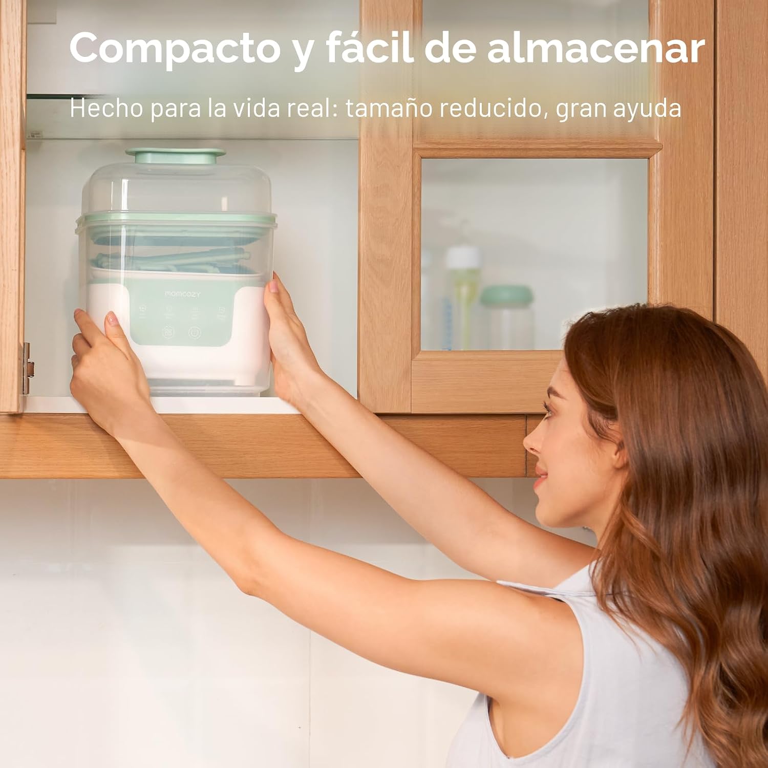 ESTERILIZADOR Y SECADOR DE BIBERONES MOMCOZY 4 EN 1 COMPACTO MODULAR - 5