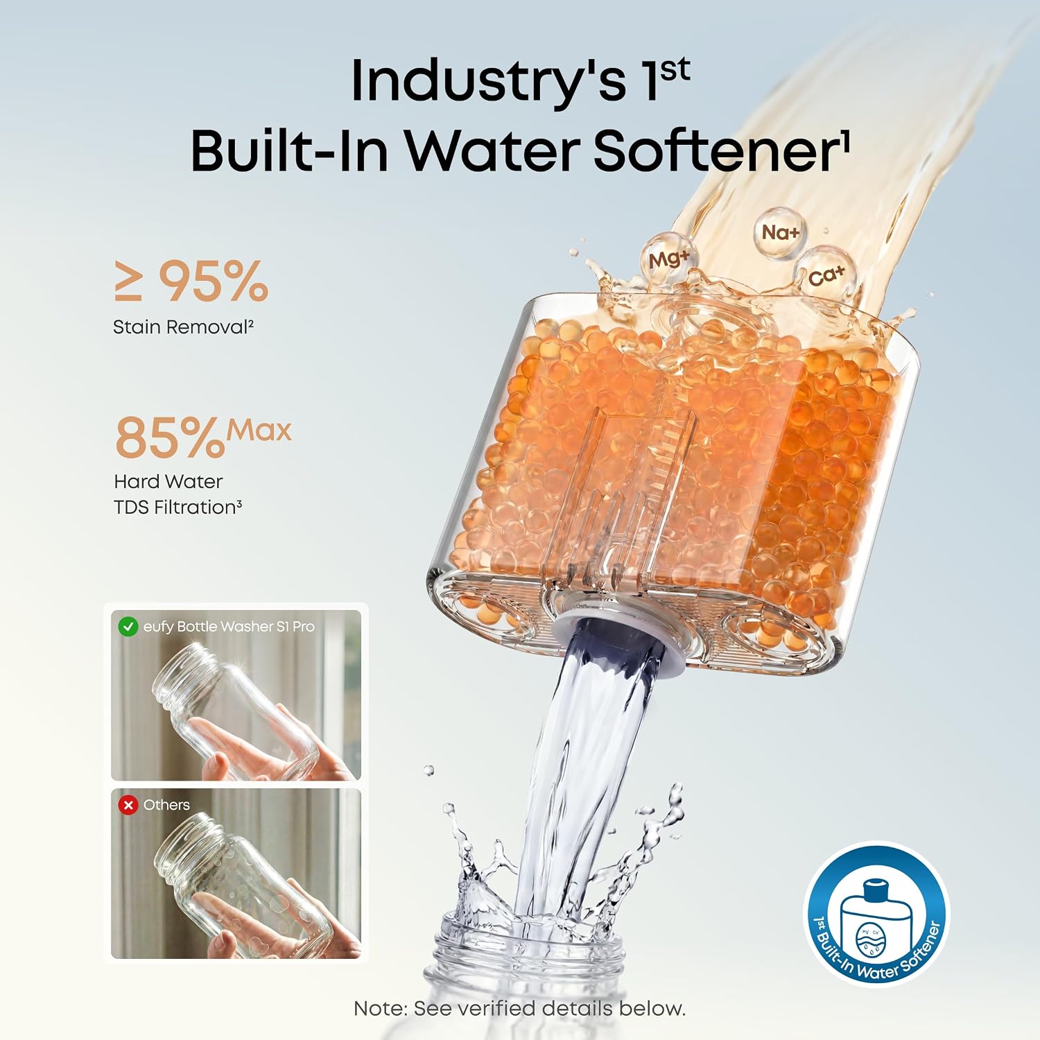 ESTERILIZADOR Y SECADOR DE BIBERONES EUFY S1 PRO CON SUAVIZADOR DE AGUA INTEGRADO - 4