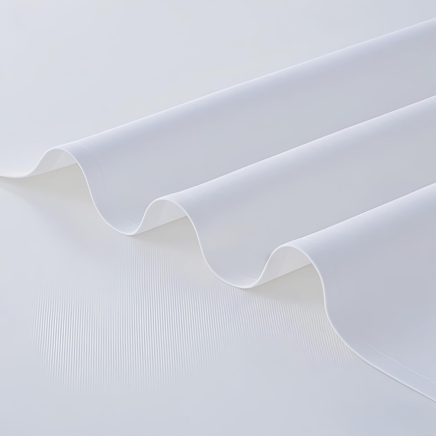 SERVILLETAS DE TELA FOLINSYHOME BLANCAS SET DE 12 PIEZAS 20X20 PULGADAS - 3