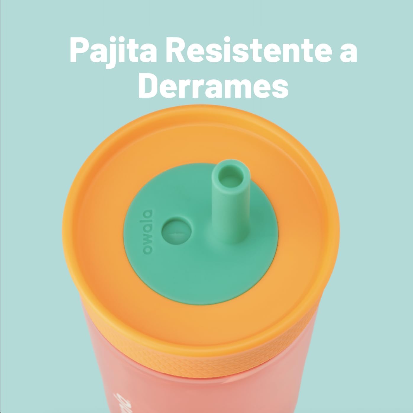 VASO OWALA TUMBLER KIDS PLÁSTICO 15 OZ SANDÍA - 2