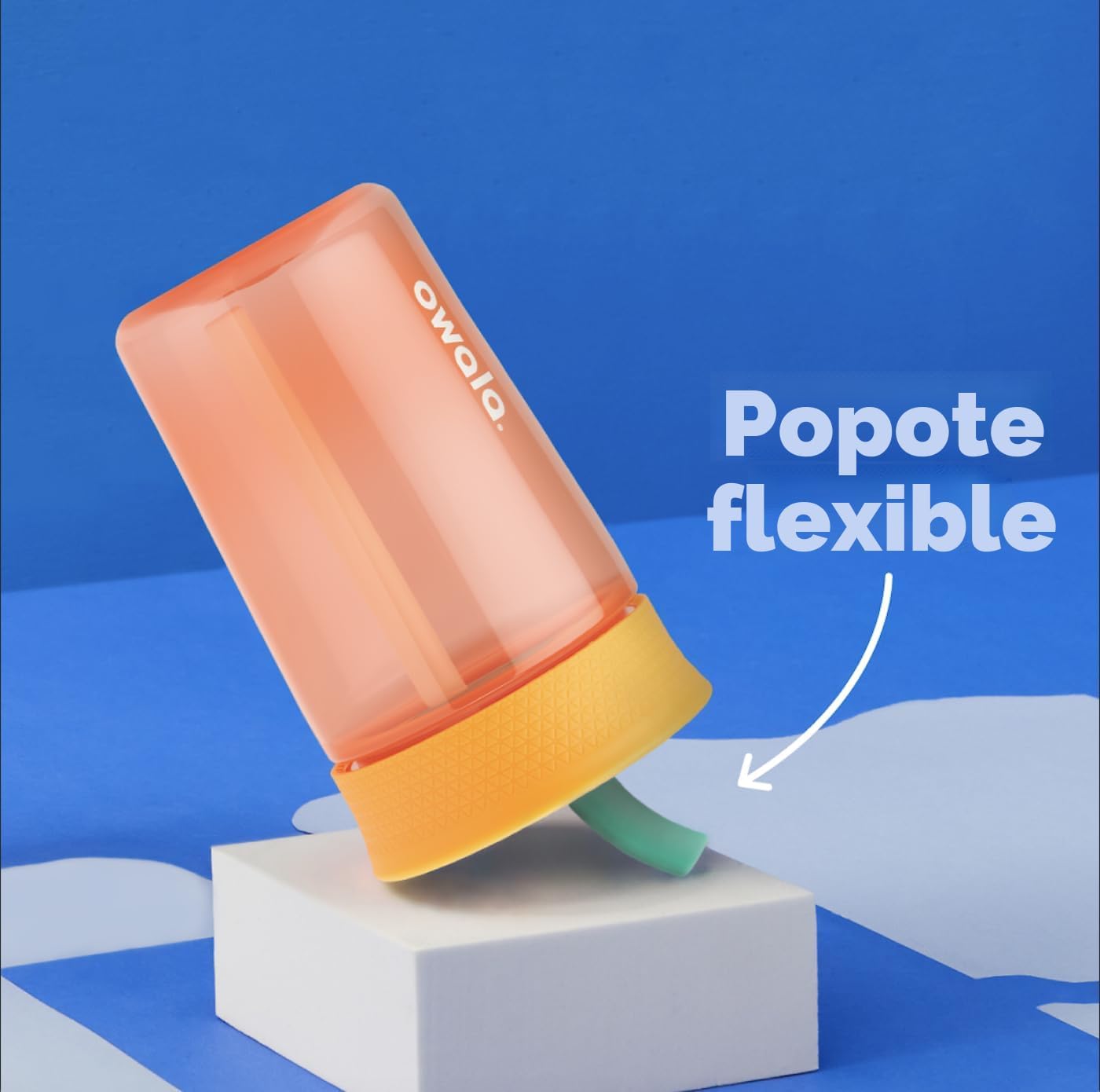 VASO OWALA TUMBLER KIDS PLÁSTICO 15 OZ SANDÍA - 3