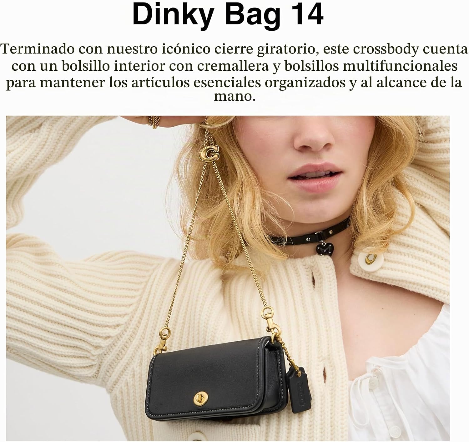 CARTERA COACH DINKY BAG 14 CUERO - 2