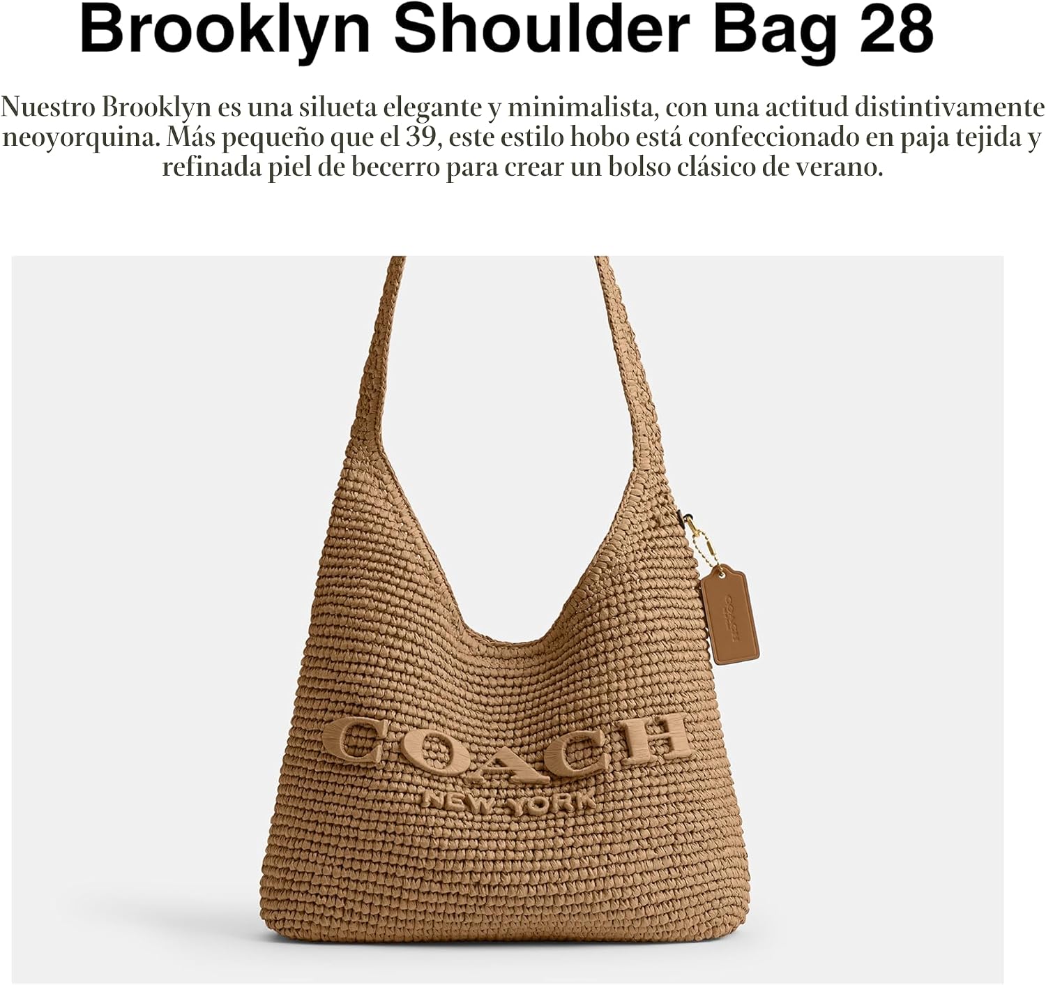 BOLSO COACH BROOKLYN SHOULDER BAG 28 PAJA - 3