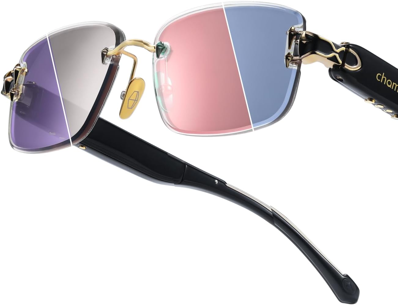 LENTES DE SOL CHAMELO AURA CON LENTES QUE CAMBIAN DE COLOR - 1
