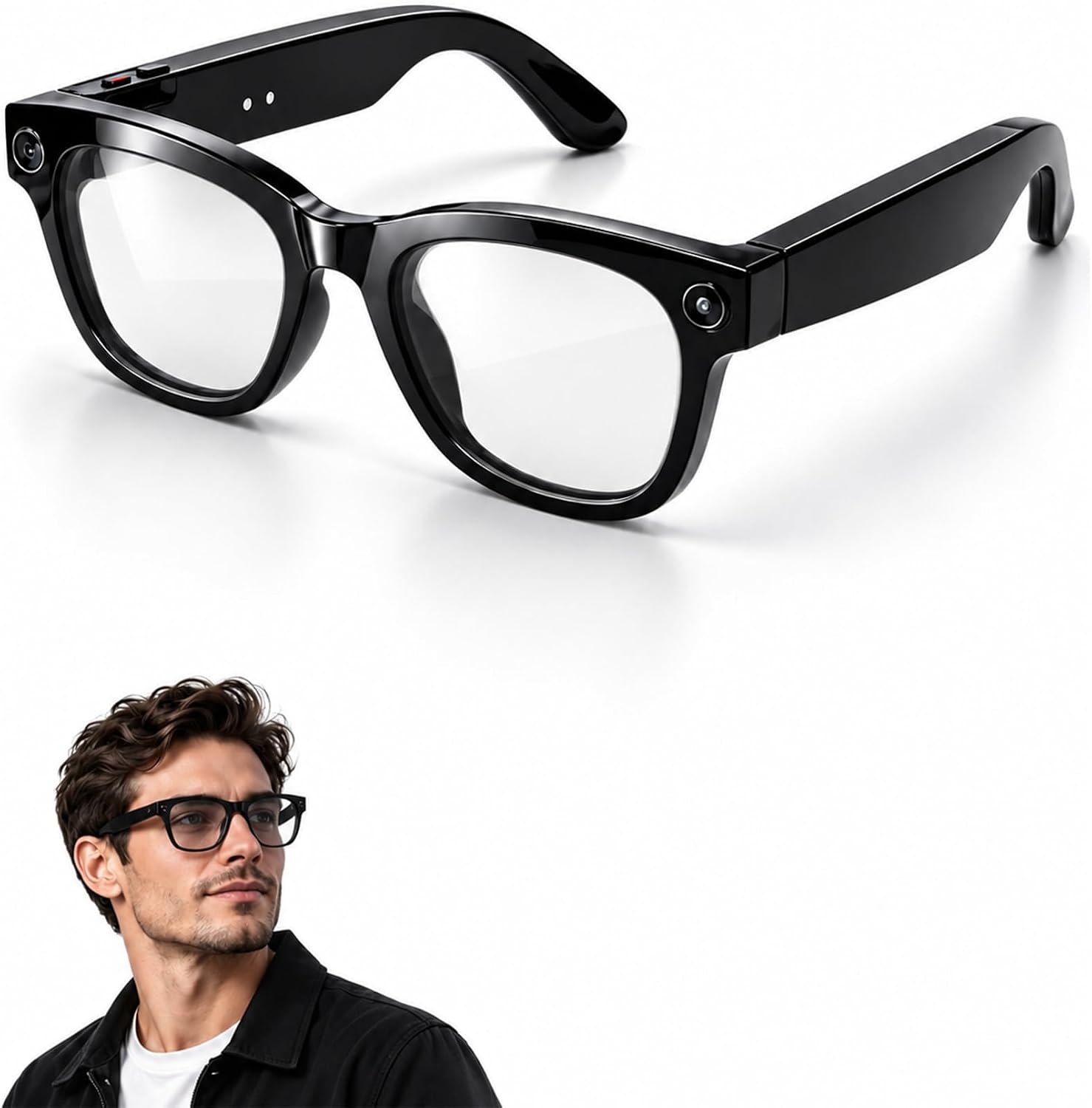 GAFAS INTELIGENTES COUCUR AI CON CÁMARA Y BLUETOOTH - 1