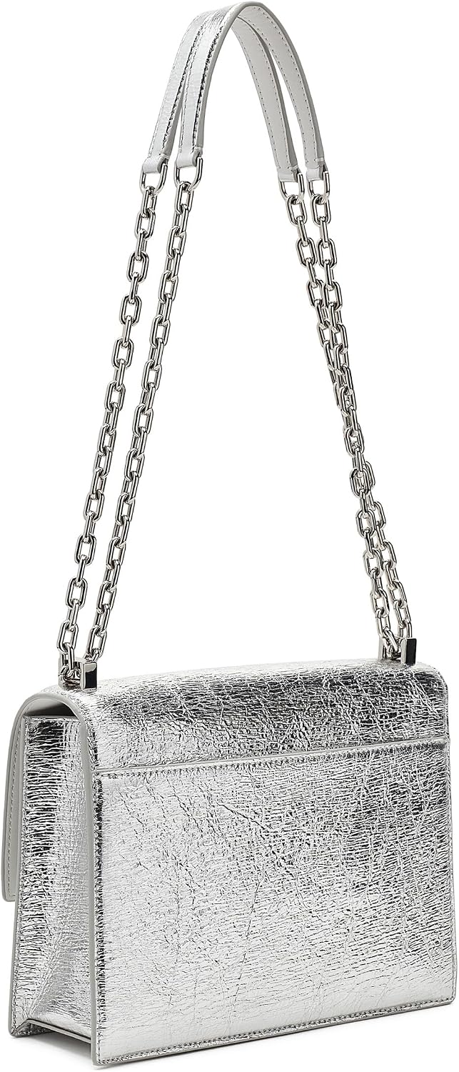 BOLSO CRUZADO MUJER KATE SPADE NEW YORK DECO CUERO PLATA METÁLICO ARRUGADO - 2