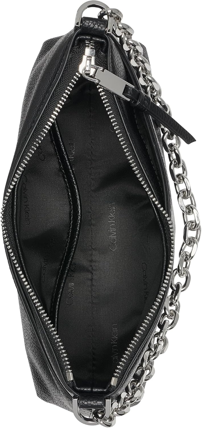 BOLSO CRUZADO CALVIN KLEIN ZOE TOP ZIP CHAIN PARA MUJER - 2