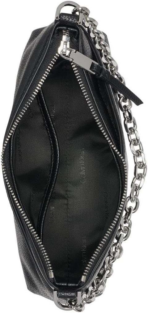 BOLSO CRUZADO CALVIN KLEIN ZOE TOP ZIP CHAIN PARA MUJER - 5