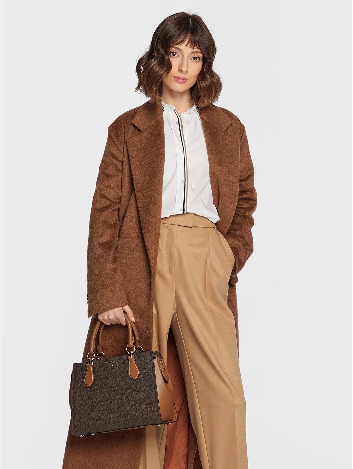 CARTERA MICHAEL KORS MARILYN SATCHEL CUERO - 2