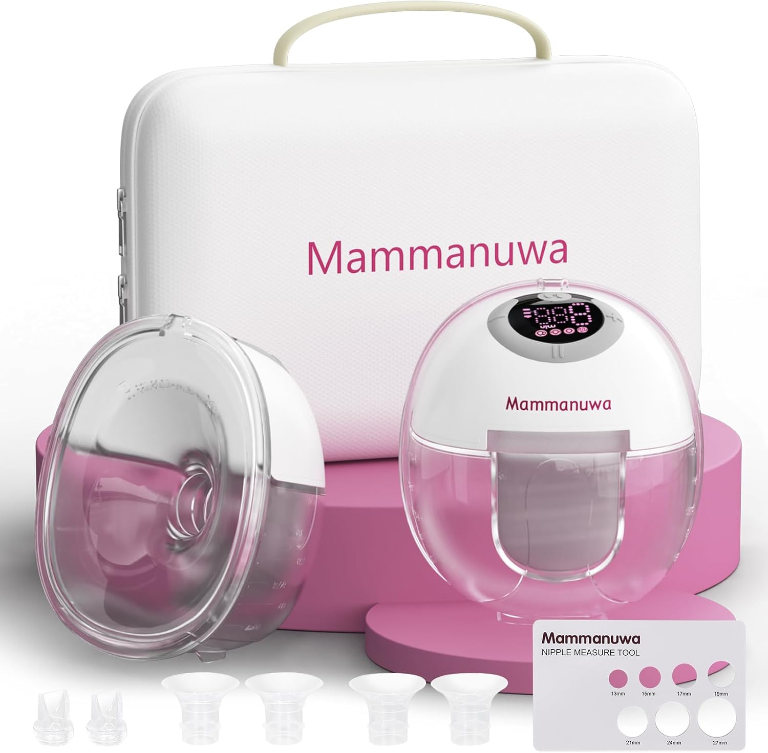 EXTRACTOR DE LECHE ELÉCTRICO MAMMANUWA S32 PORTÁTIL MANOS LIBRES - 1