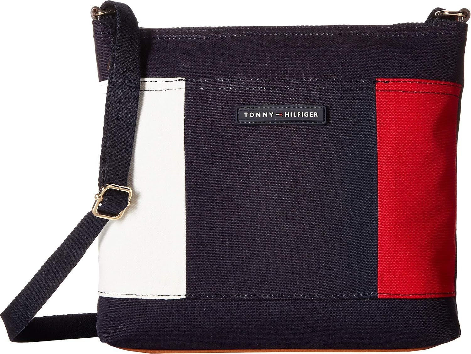 BOLSO TOTE BAG TOMMY HILFIGER BANDERA CANVAS PARA MUJER - 1