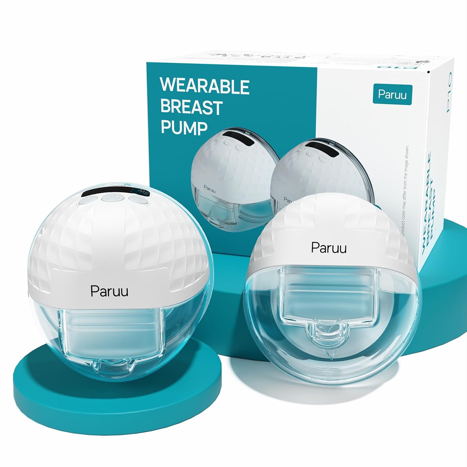 EXTRACTOR DE LECHE PARUU P10 PORTÁTIL MANOS LIBRES BLANCO - 1