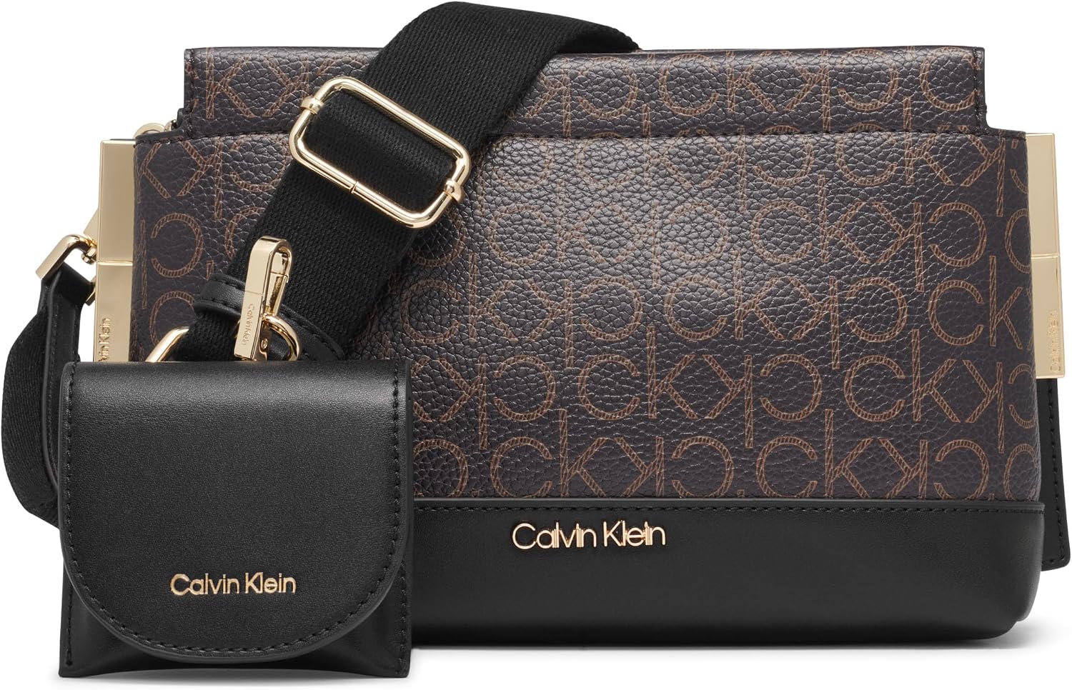 CARTERA CALVIN KLEIN BIANCA TRIPLE COMPARTIMENTO CROSSBODY - 1