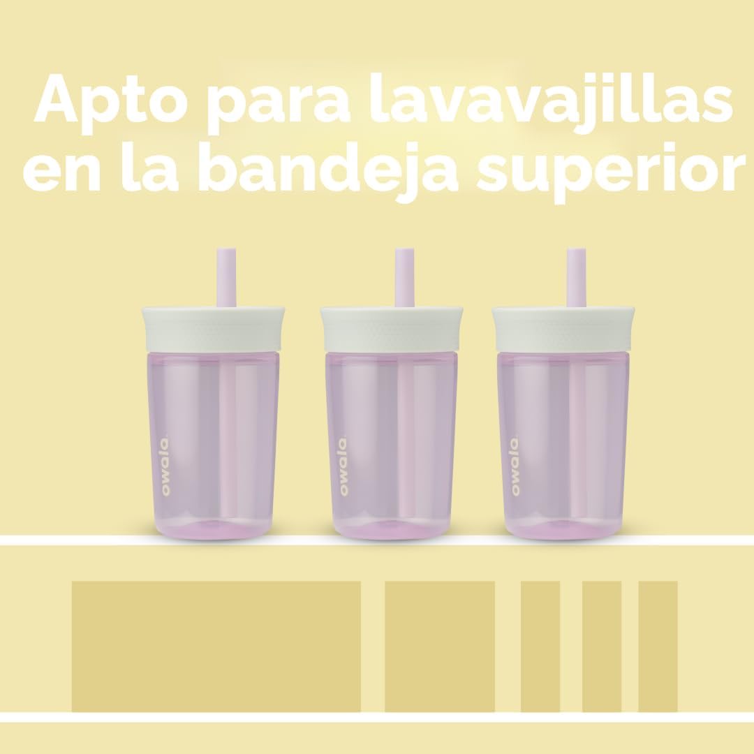 VASO OWALA TUMBLER KIDS PLÁSTICO 15 OZ UNICORNIO - 5