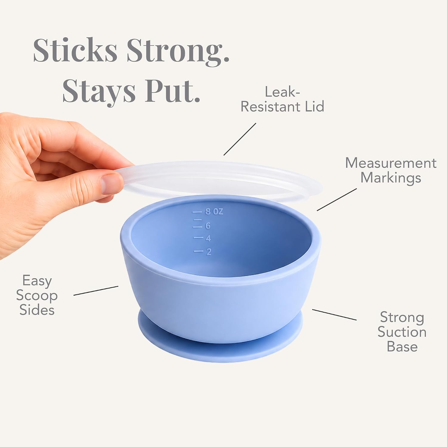JUEGO DE ALIMENTACIÓN WEESPROUT CON TAZA DE ENTRENAMIENTO, TAZÓN CON VENTOSA Y CUCHARAS DE SILICONA - 3