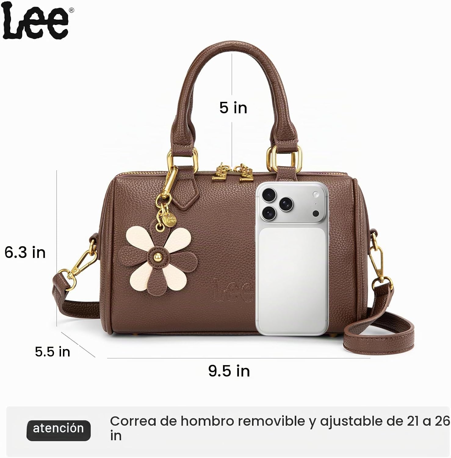 CARTERA SATCHEL LEE SMALL TOP HANDLE PARA MUJER - 4