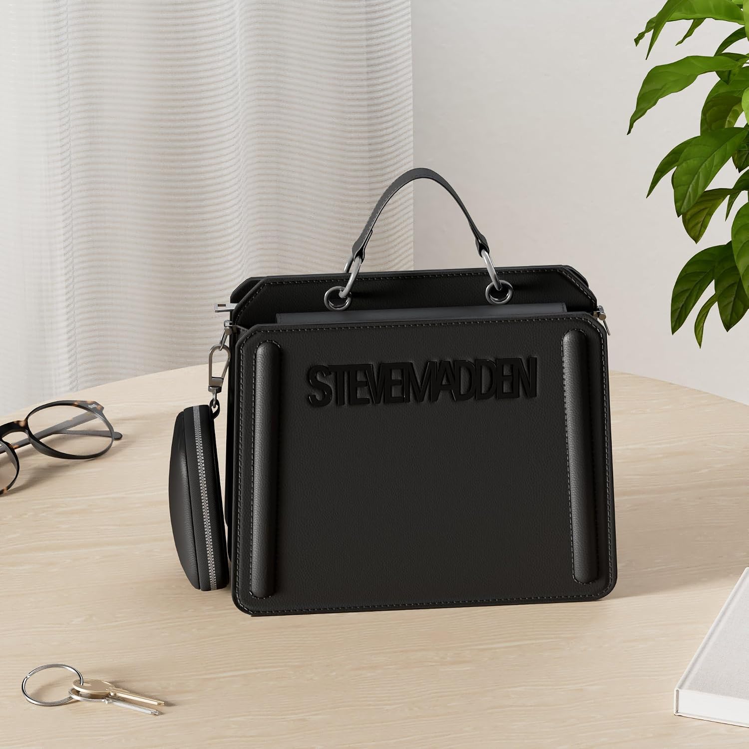 BOLSO TOTE BAG STEVE MADDEN BEVELYN CONVERTIBLE A BANDOLERA - 2