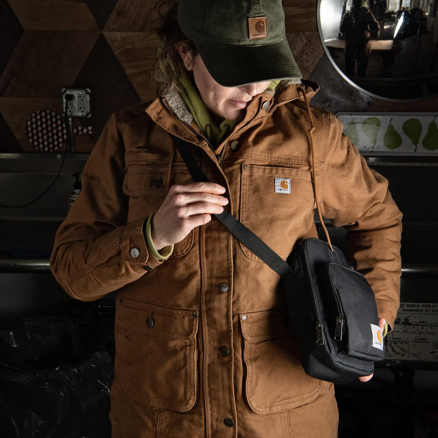 BOLSO BANDOLERA CARHARTT ESSENTIAL CROSSBODY BAG ALBAHACA - 2