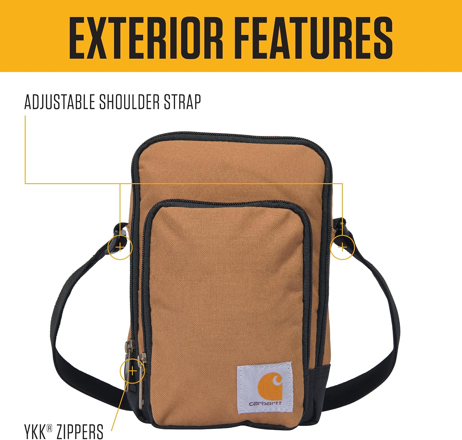 BOLSO BANDOLERA CARHARTT ESSENTIAL CROSSBODY BAG ALBAHACA - 3