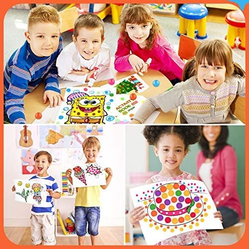 MARCADORES DE PUNTOS SOUCOLOR 32 PIEZAS 8 COLORES LAVABLES PARA NIÑOS - 5